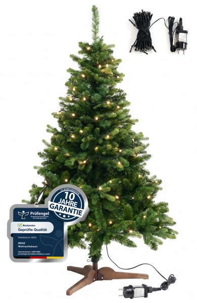 Menz künstlicher Weihnachtsbaum mit Beleuchtung Baummantel LED Weihnachtsbaum künstlich wie echt