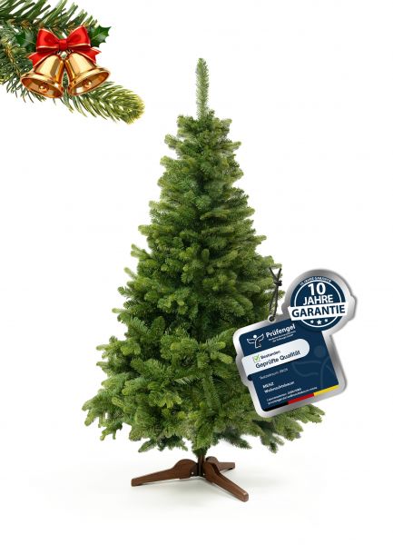 Menz Weihnachtsbaum künstlich Garantie Premium Tannenbaum – Nordmanntanne mit naturgetreuen PE