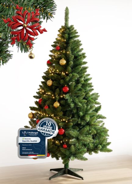 4smile künstlicher Weihnachtsbaum 200 cm, TESTSIEGER, Naturtreue und Fülle Wiederverwendbarer